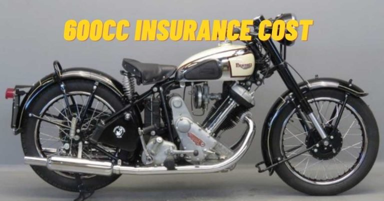 600cc Insurance Cost