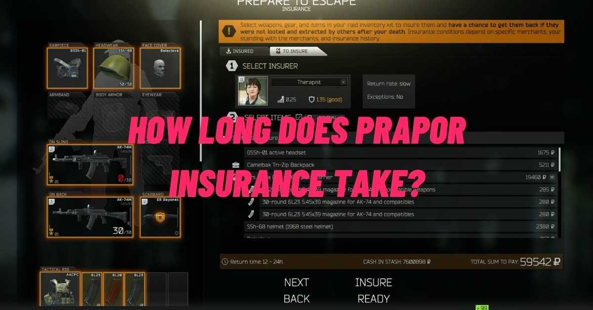 How Long Does Prapor Insurance Take?