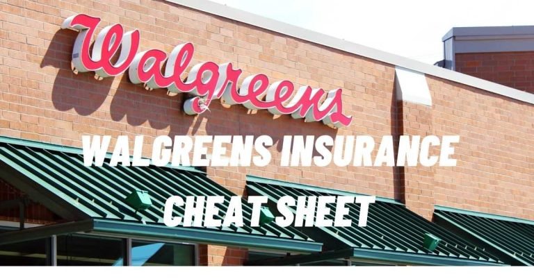 Walgreens Insurance Cheat Sheet